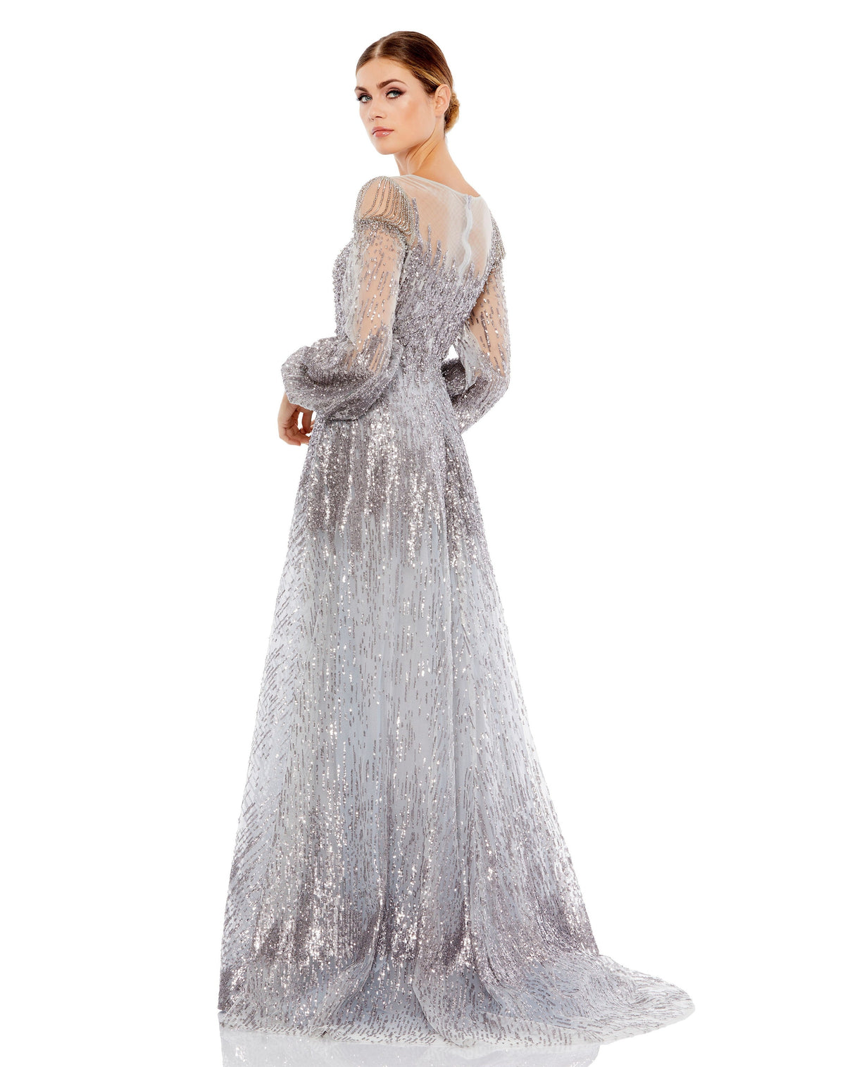 Mac Duggal 20307-Platinum-BK