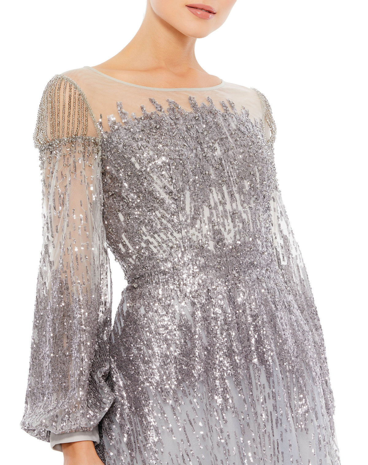 Mac Duggal 20307-Platinum-CL