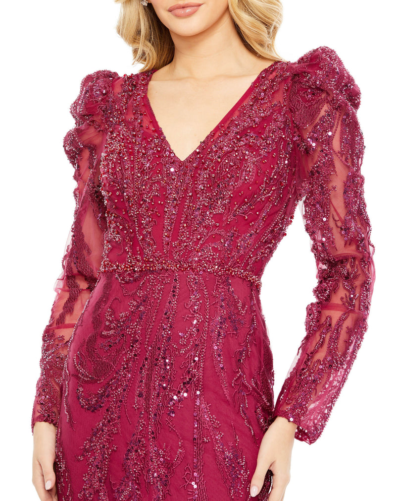 Mac Duggal 20349-Berry-CL