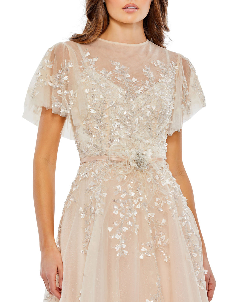 Mac Duggal 20362-Nude-CL