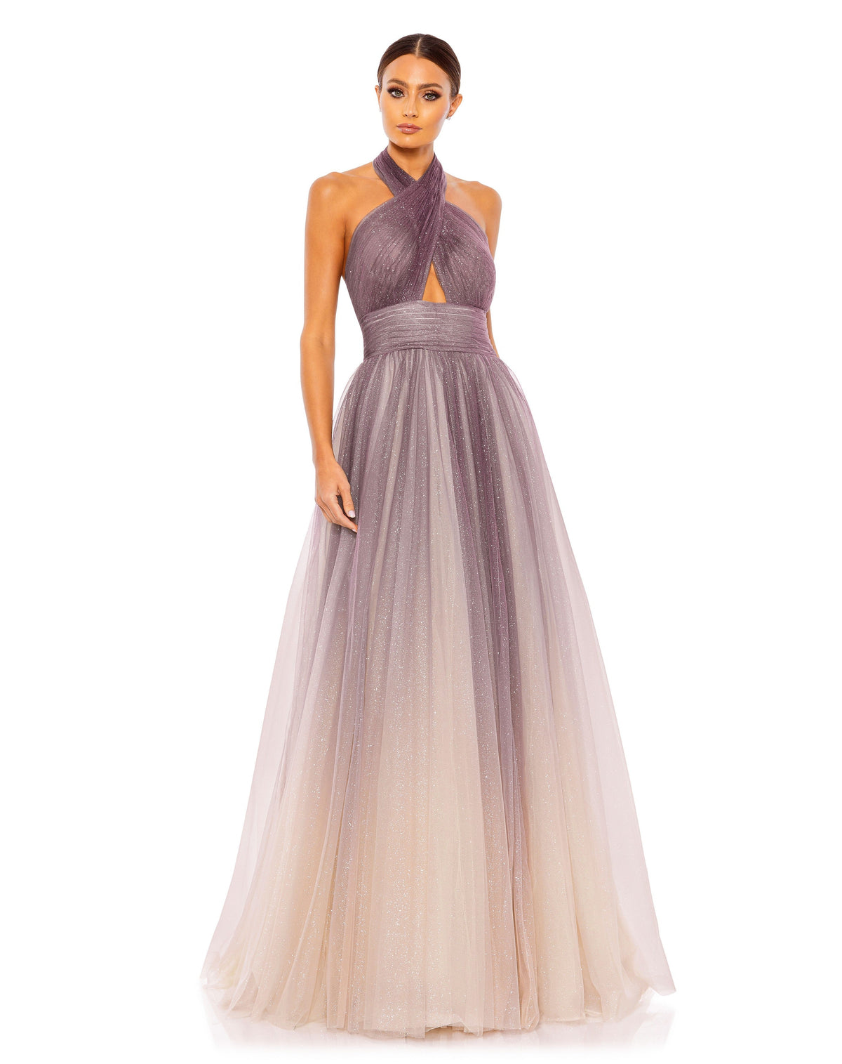 Mac Duggal 20376-CharcoalOmbre-AB