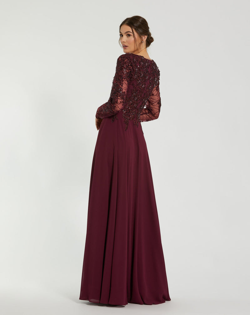 Mac Duggal 20388-Berry-BK
