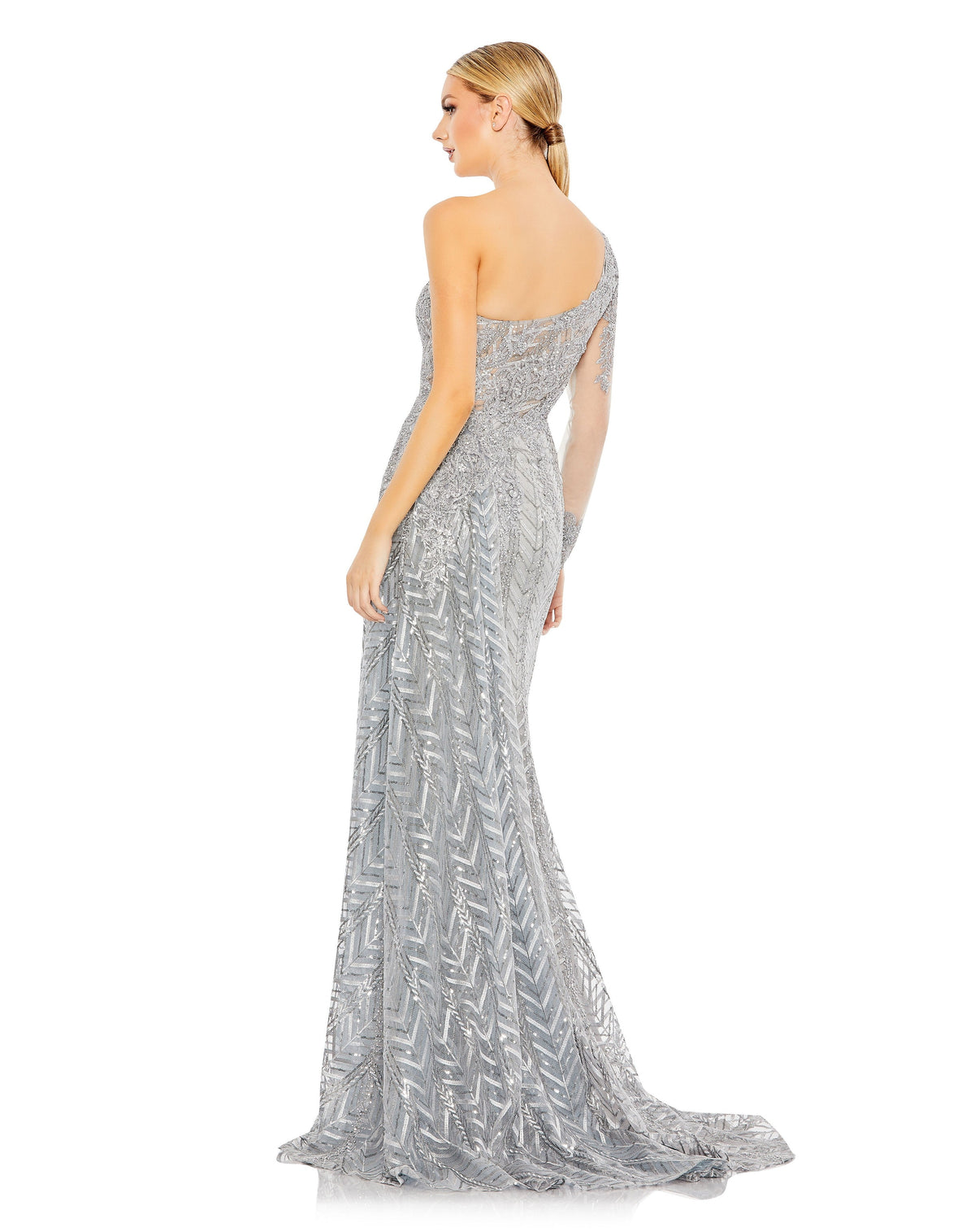 Mac Duggal 20401-Platinum-BK