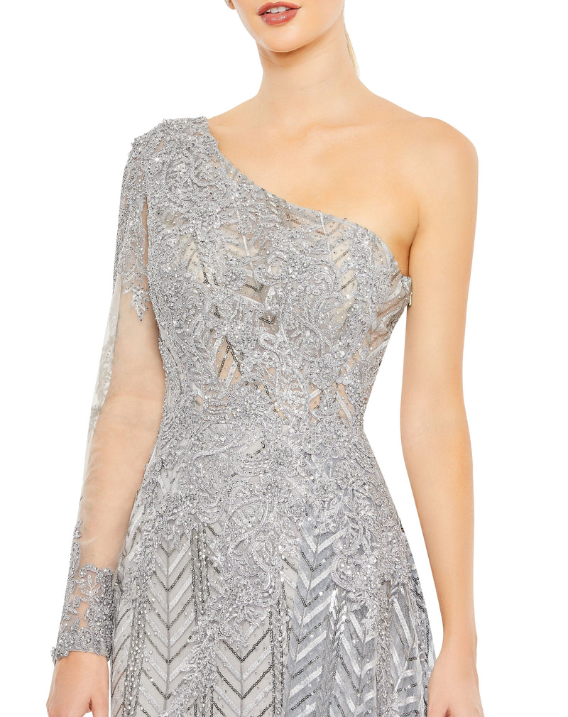 Mac Duggal 20401-Platinum-CL