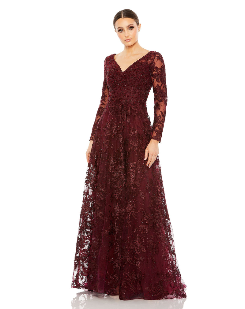 Mac Duggal 20409-Mahogany-AB