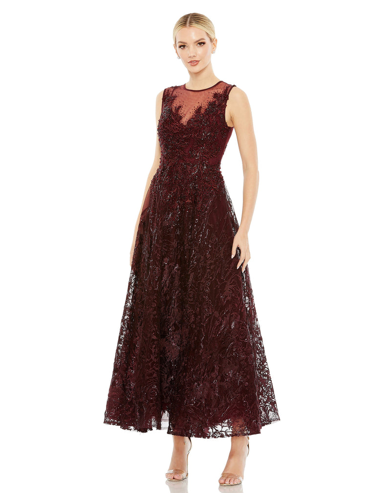 Mac Duggal 20421-Burgundy-AB
