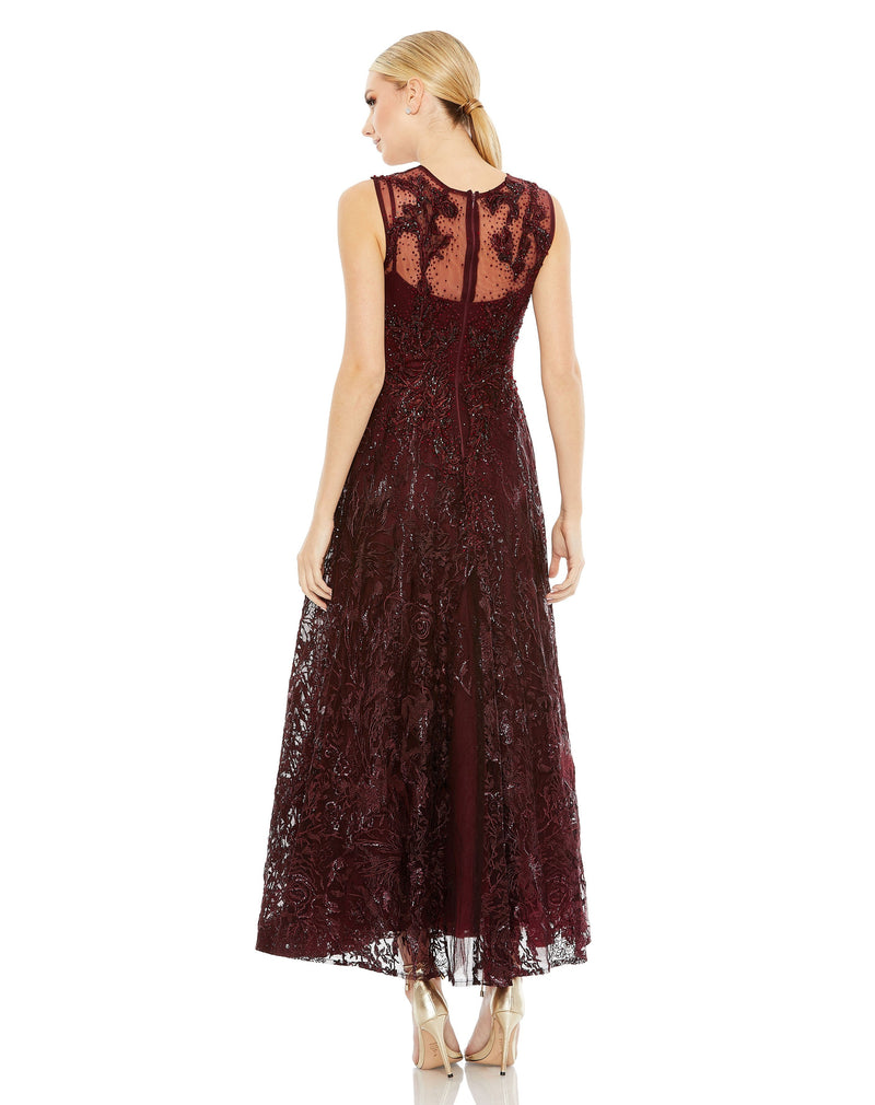 Mac Duggal 20421-Burgundy-BK