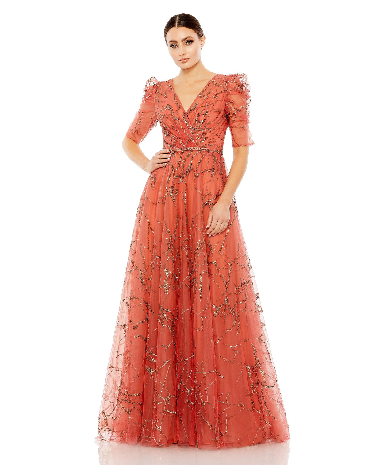 Mac Duggal 20428-Cinnamon-AB