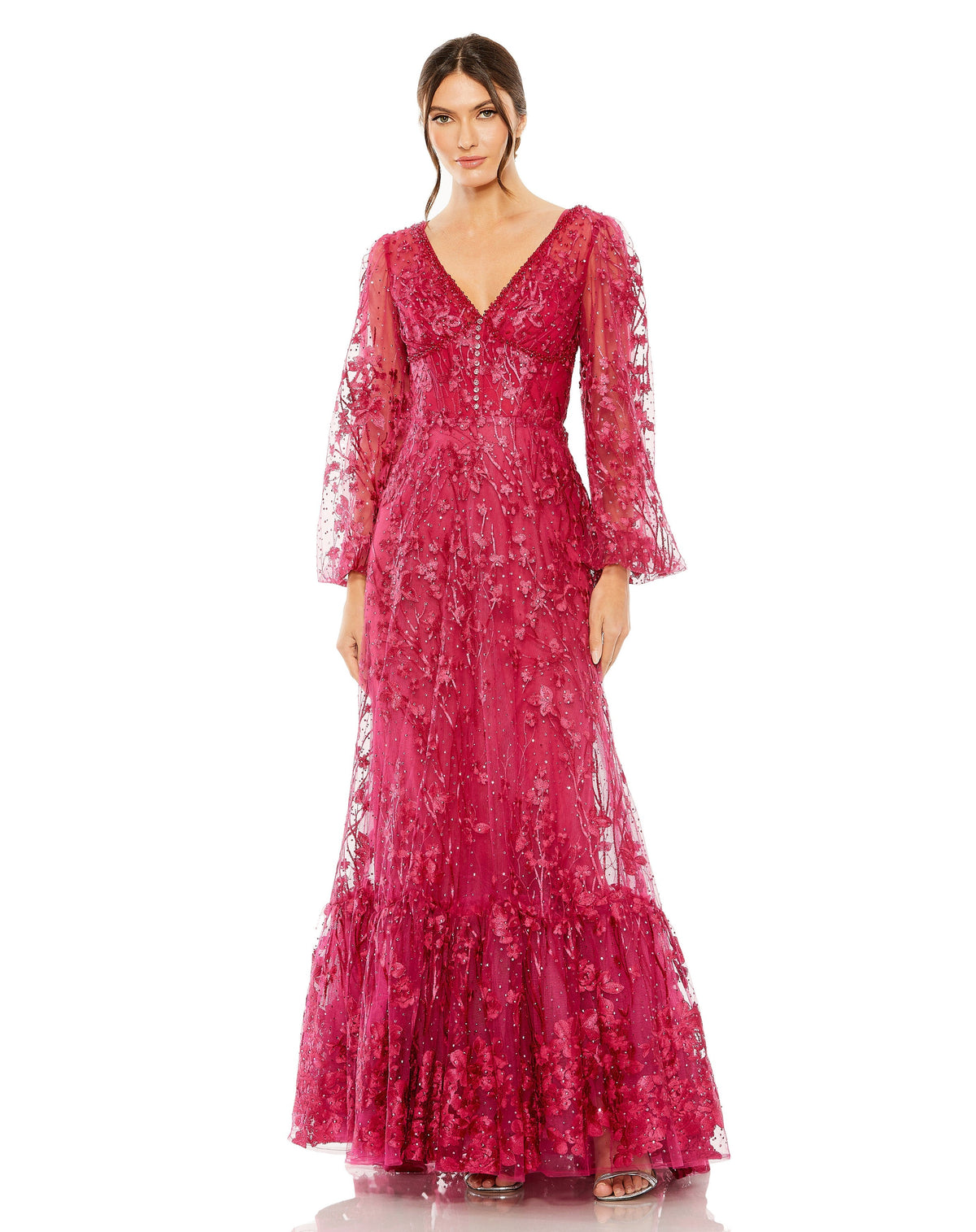 Mac Duggal 20430-Cranberry-AB