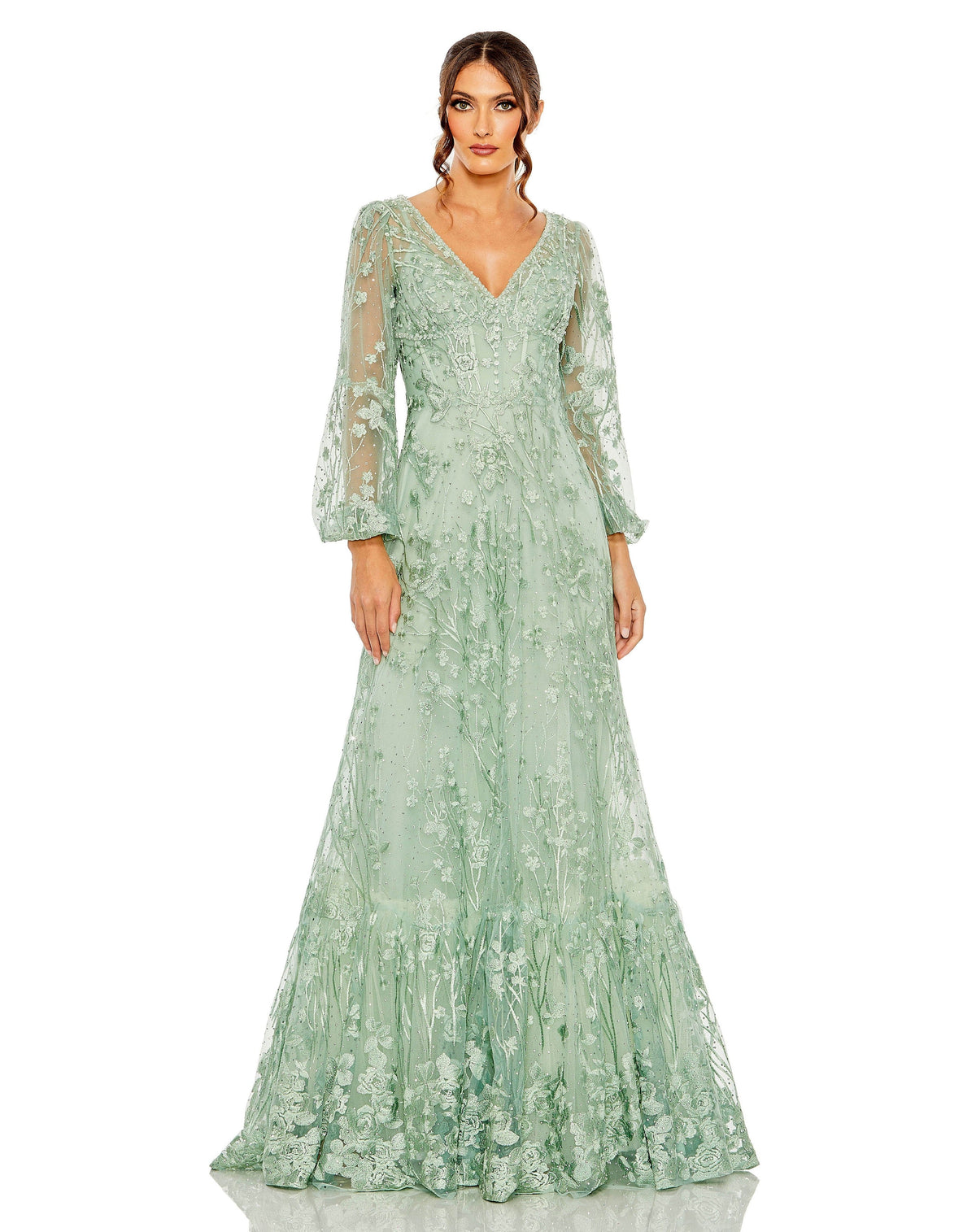 Mac Duggal 20430-Sage-AB