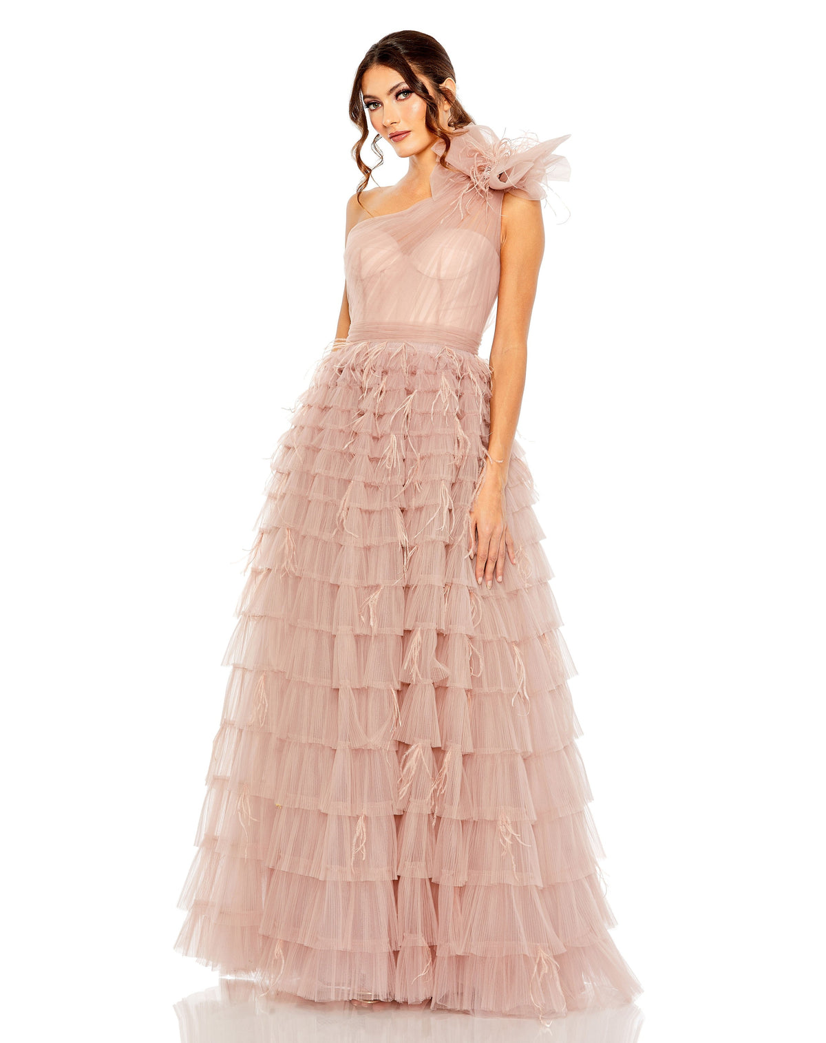 Mac Duggal 20447-DustyRose-AB