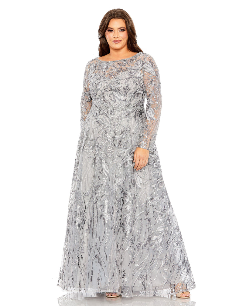 Mac Duggal 20468-Charcoal-AB