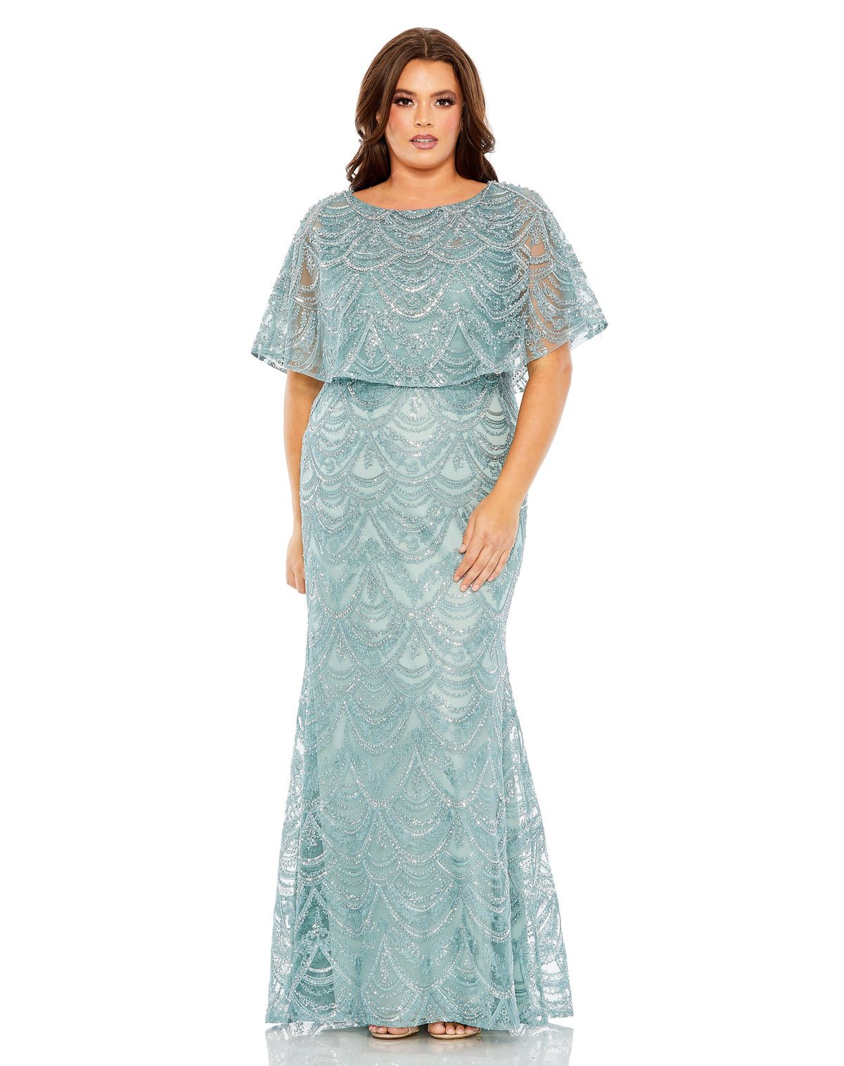 Mac Duggal 20470-SlateBlue-AB