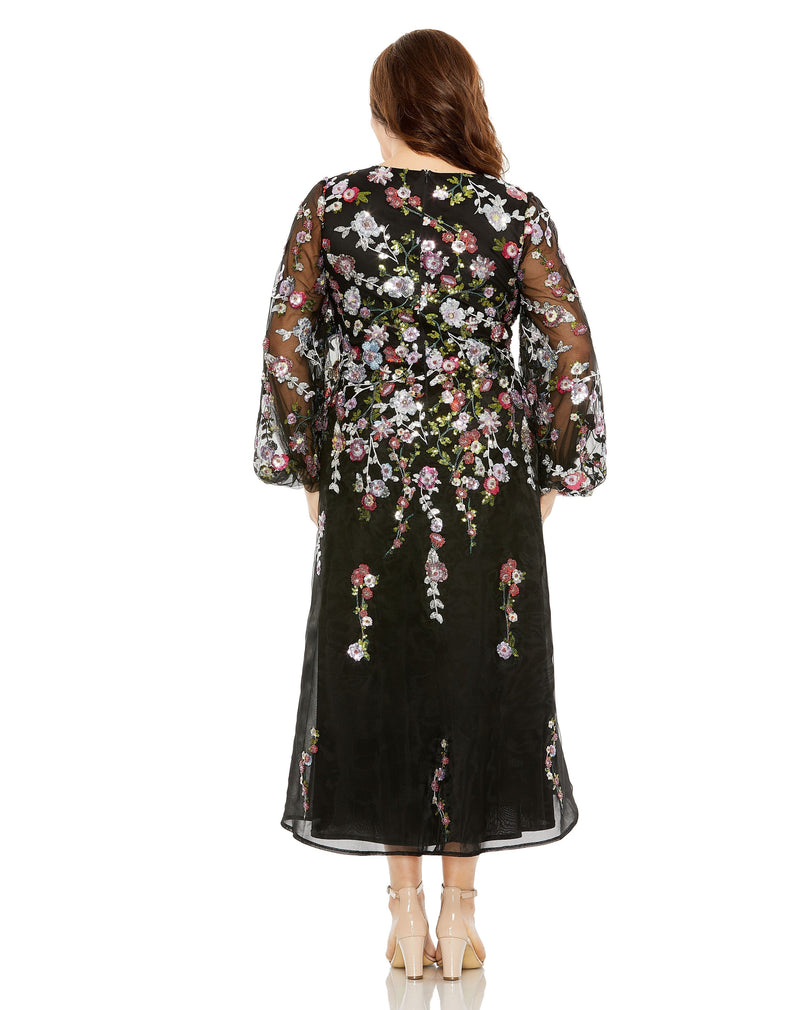 Mac Duggal 20474-BlackMulti-BK