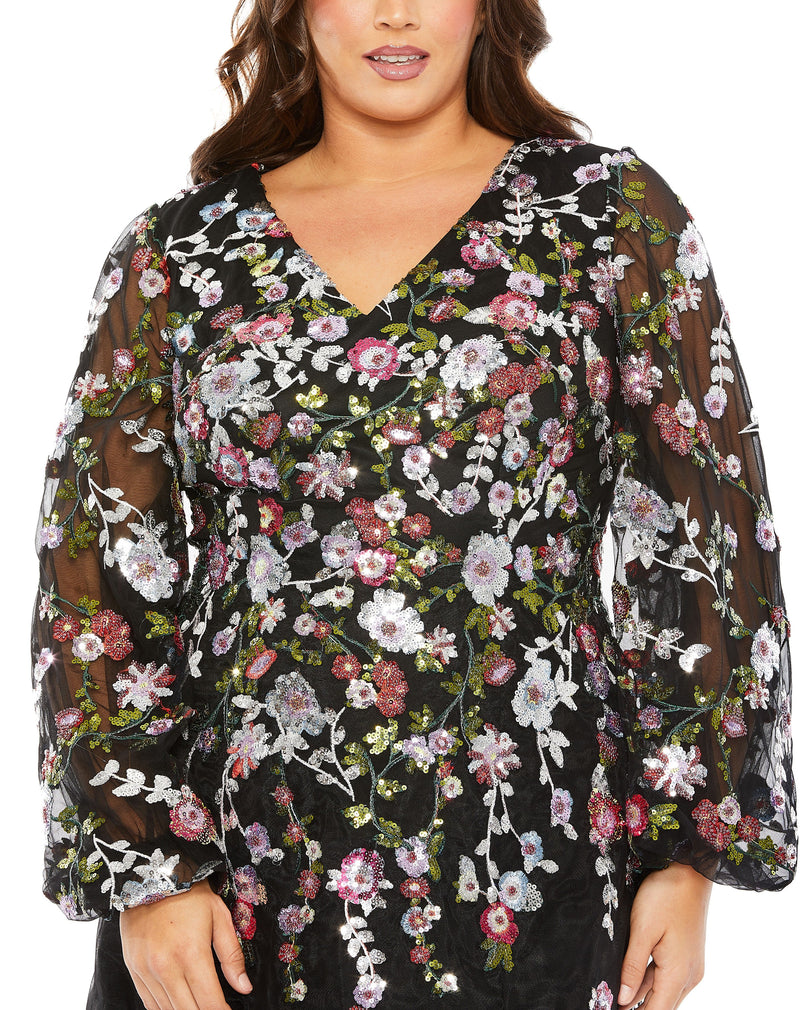 Mac Duggal 20474-BlackMulti-CL