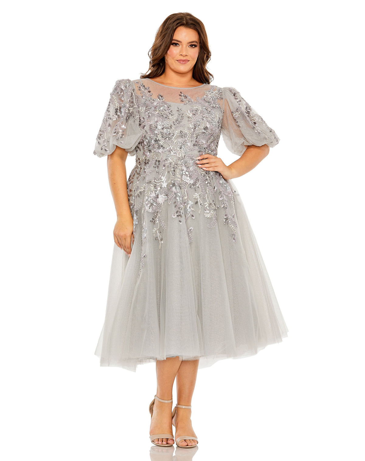Mac Duggal 20475-Charcoal-AB