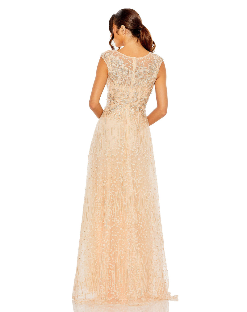 Mac Duggal 20501-Peach-BK