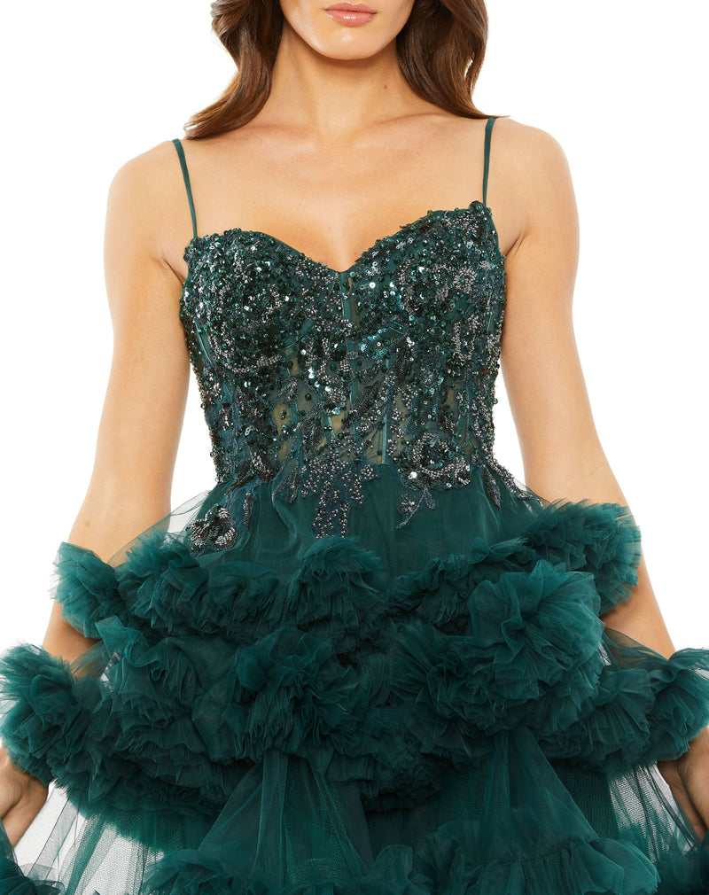 Mac Duggal 20645-HunterGreen-CL