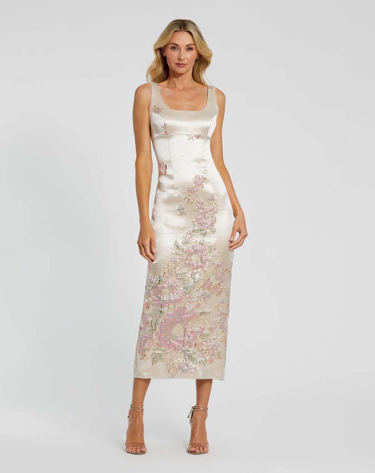 Mac Duggal 20725-ChampagneMulti-AB