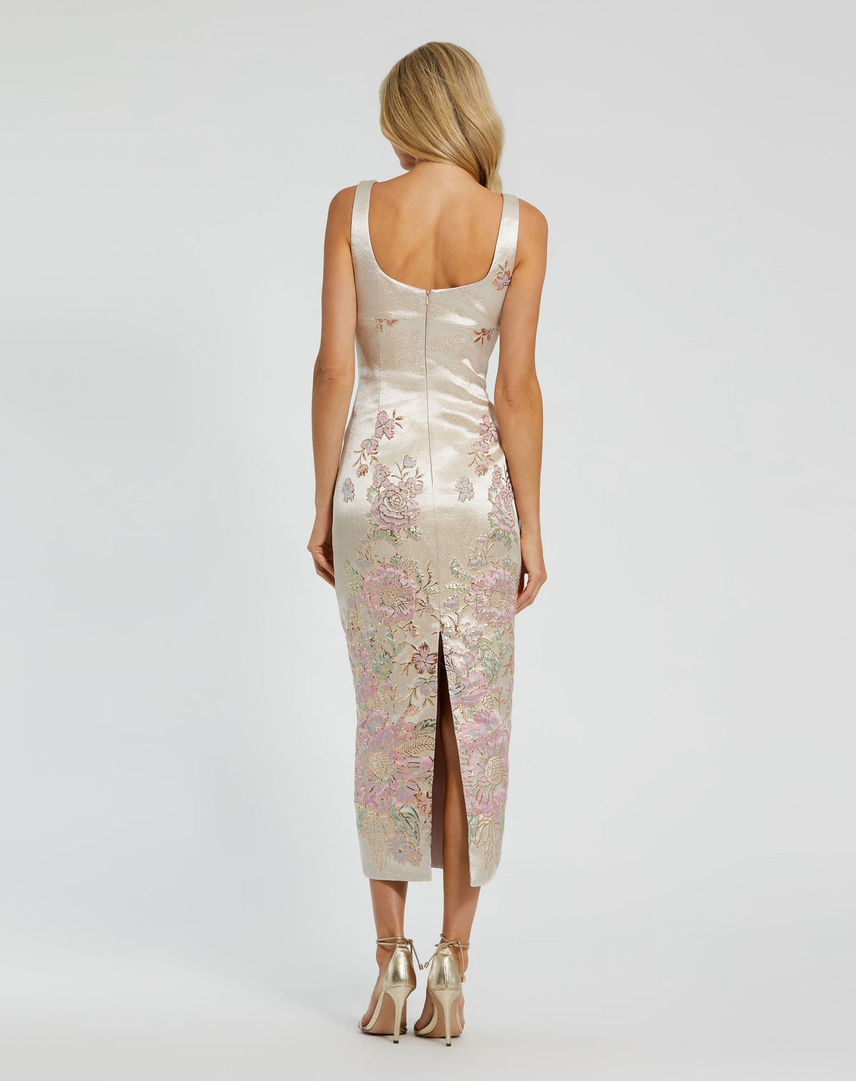 Mac Duggal 20725-ChampagneMulti-BK