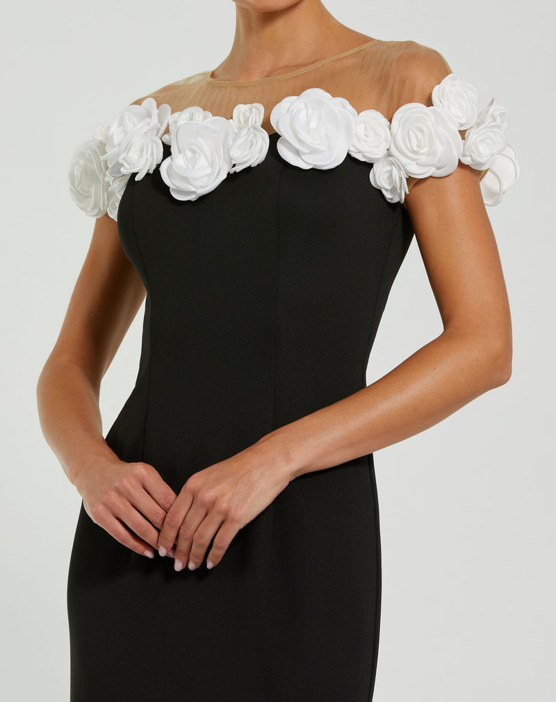 Mac Duggal 21041-BlackCream-CL