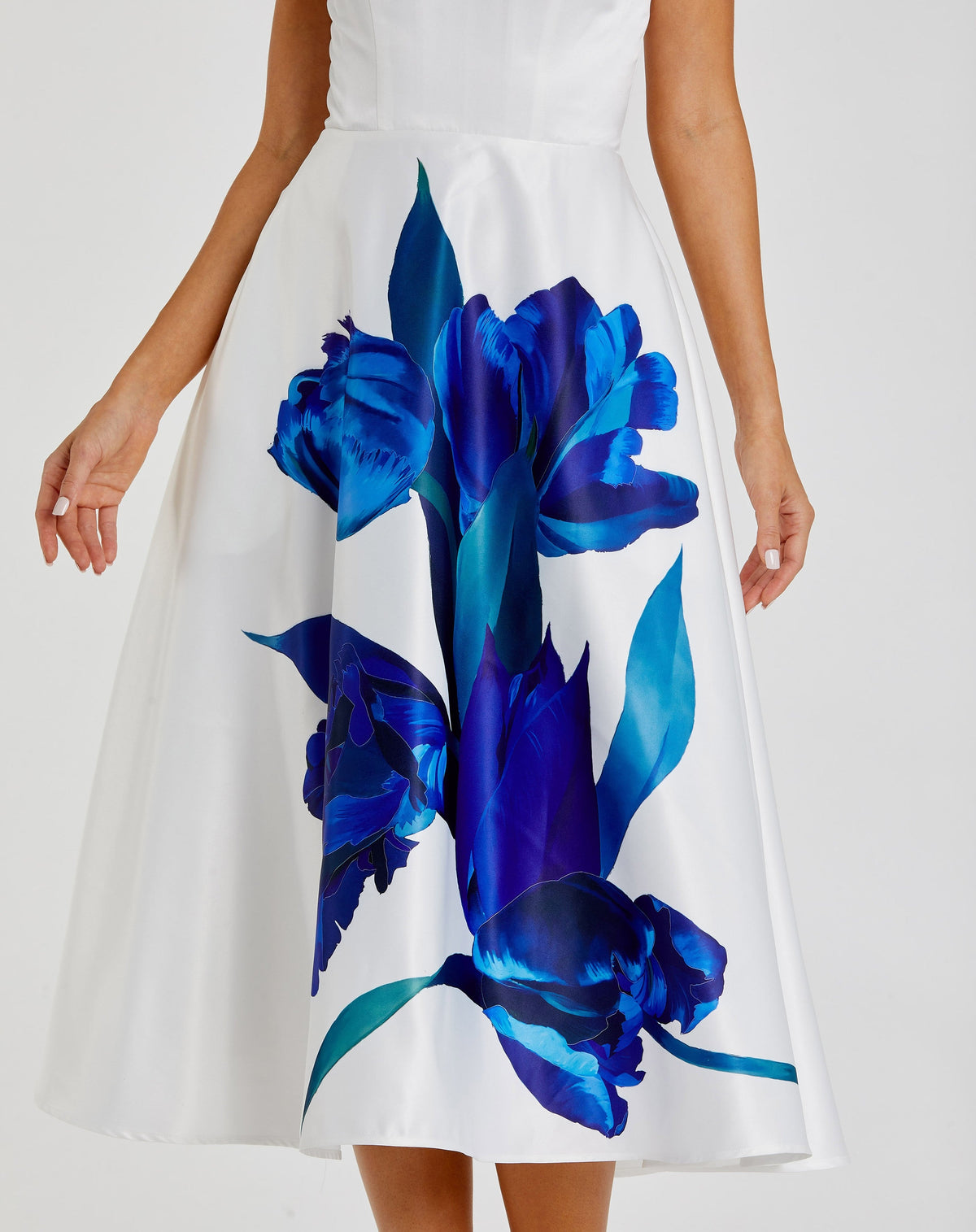 Mac Duggal 21075-CreamMulti-CL