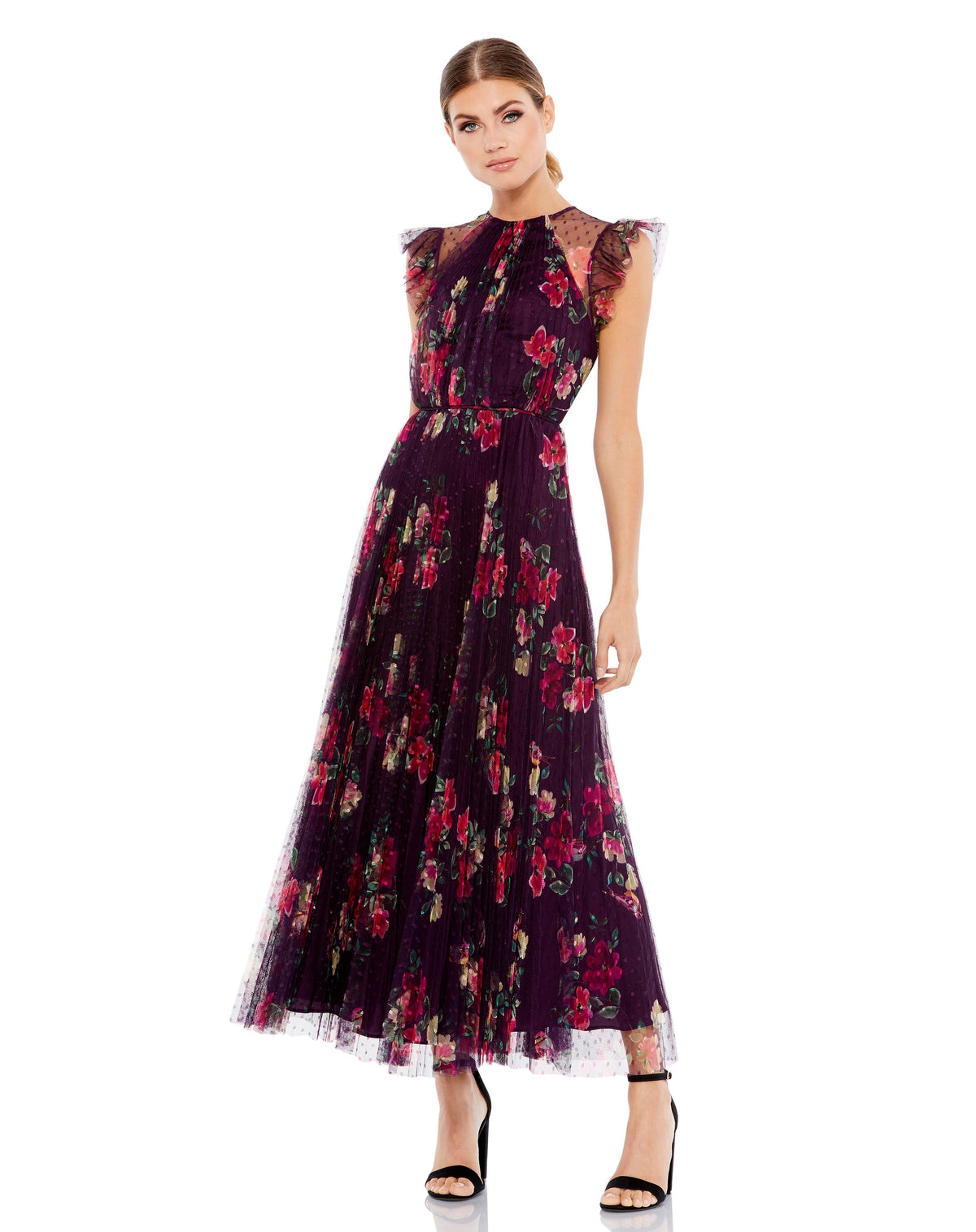 Mac Duggal 2143-PlumMulti-AB