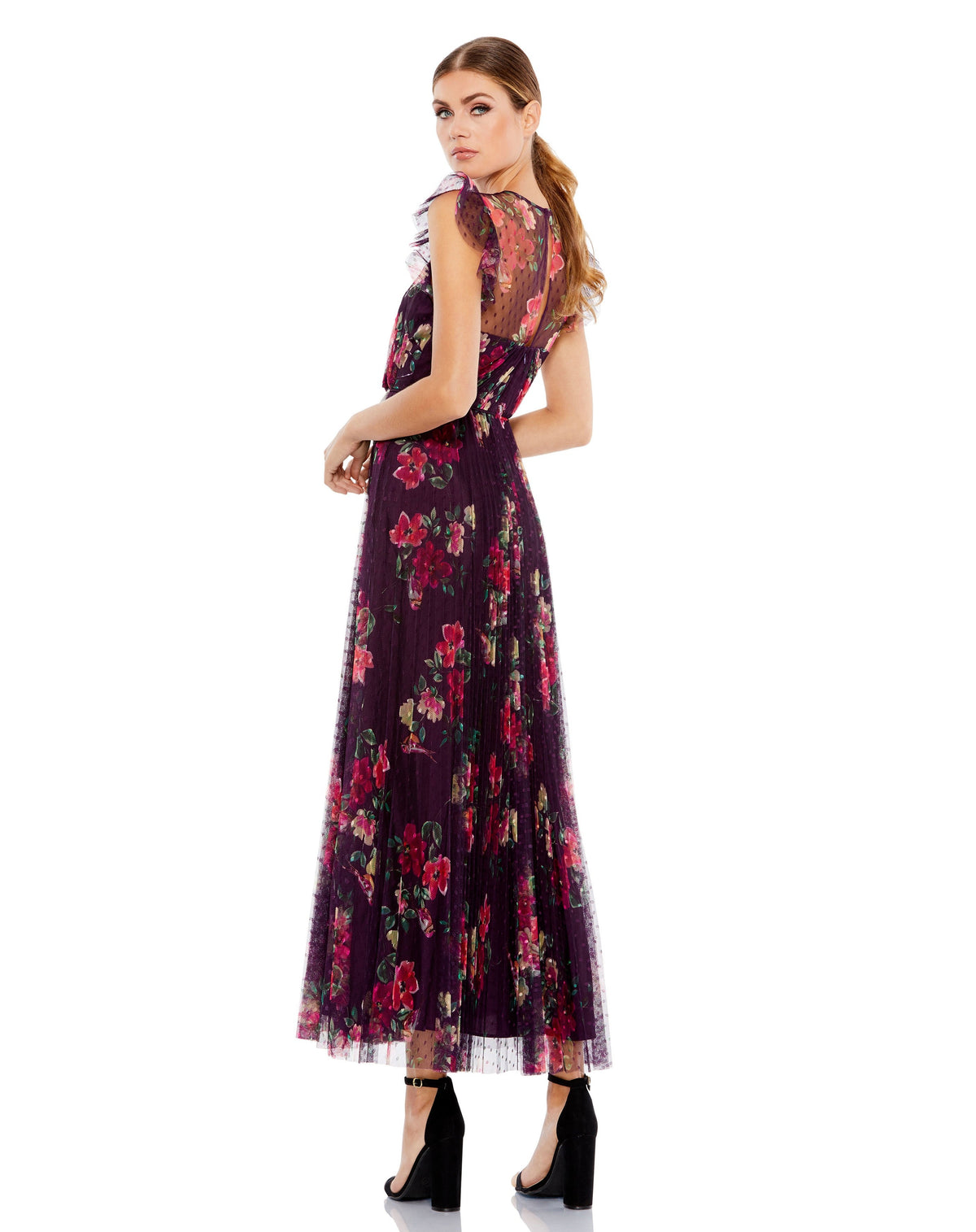 Mac Duggal 2143-PlumMulti-BK
