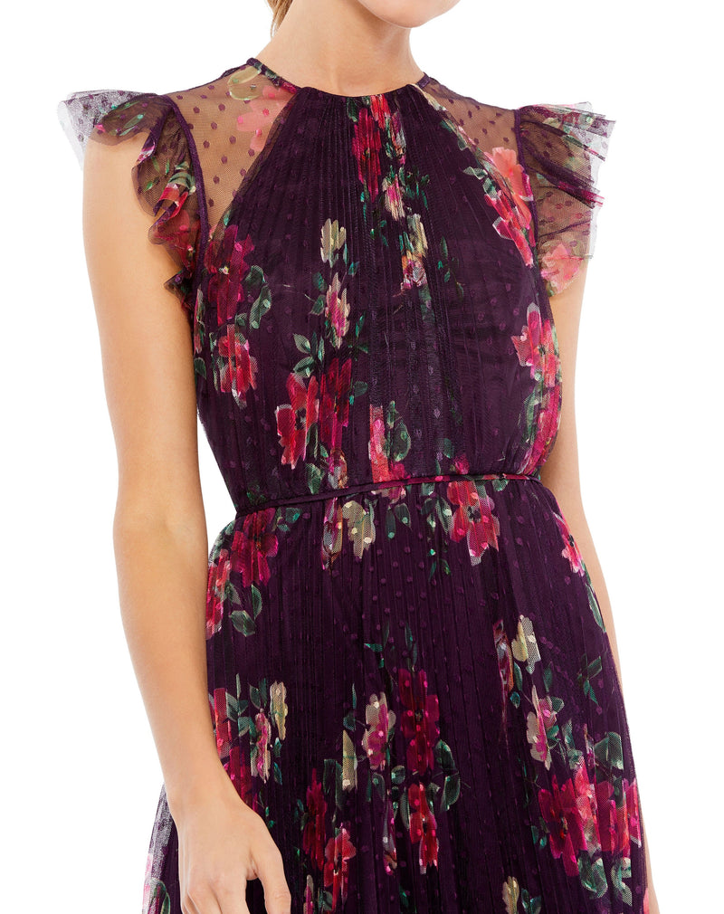 Mac Duggal 2143-PlumMulti-CL