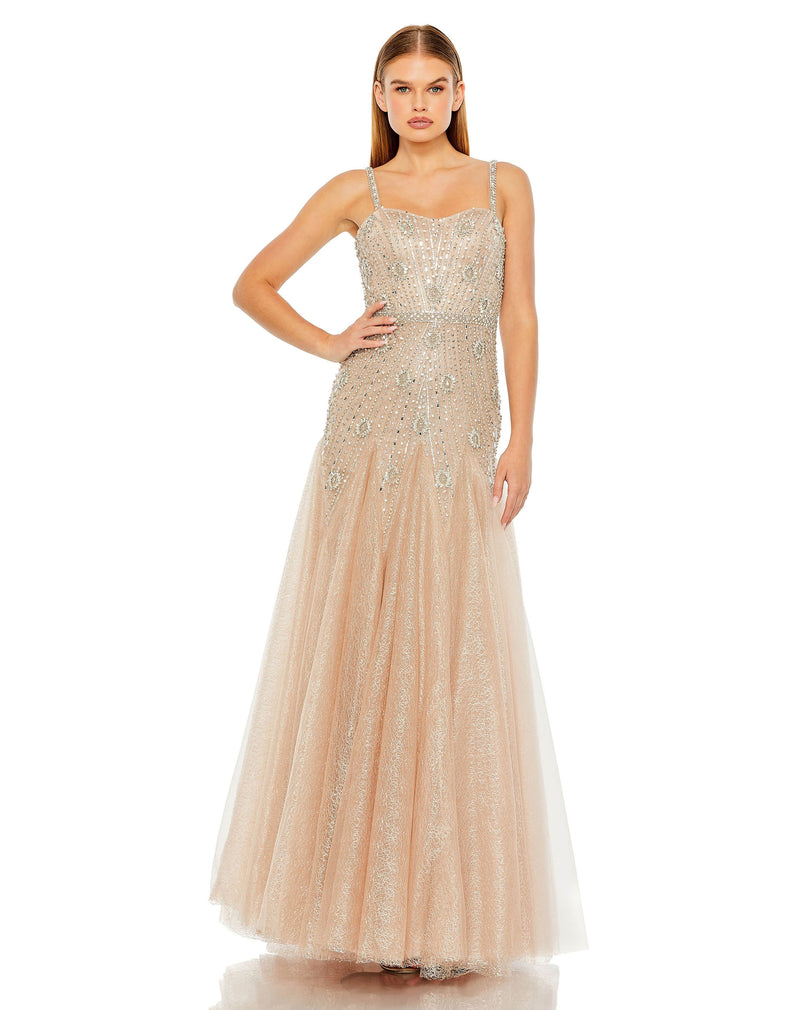 Mac Duggal 2236-NudeSilver-AB