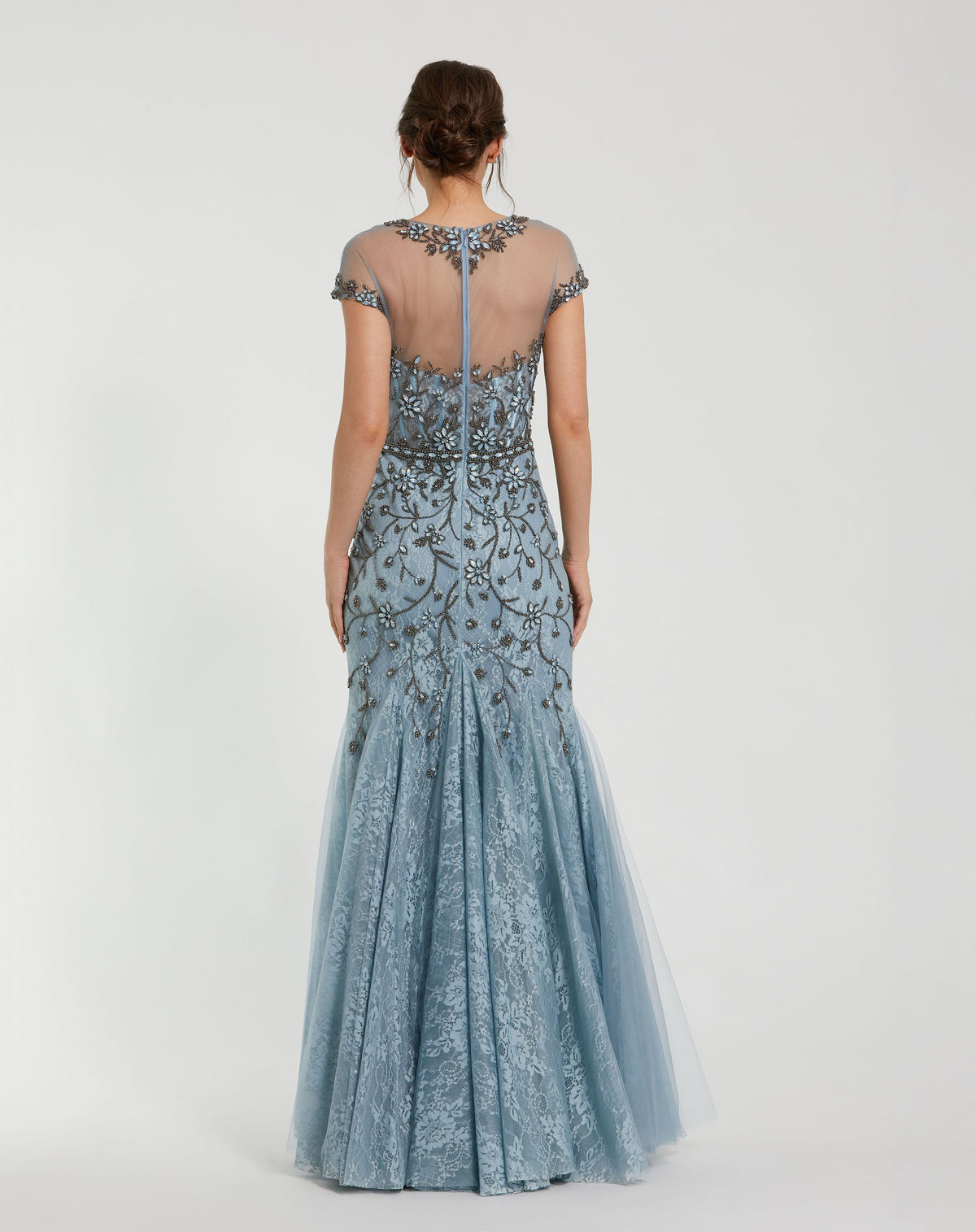 Mac Duggal 2239-SlateBlue-BK