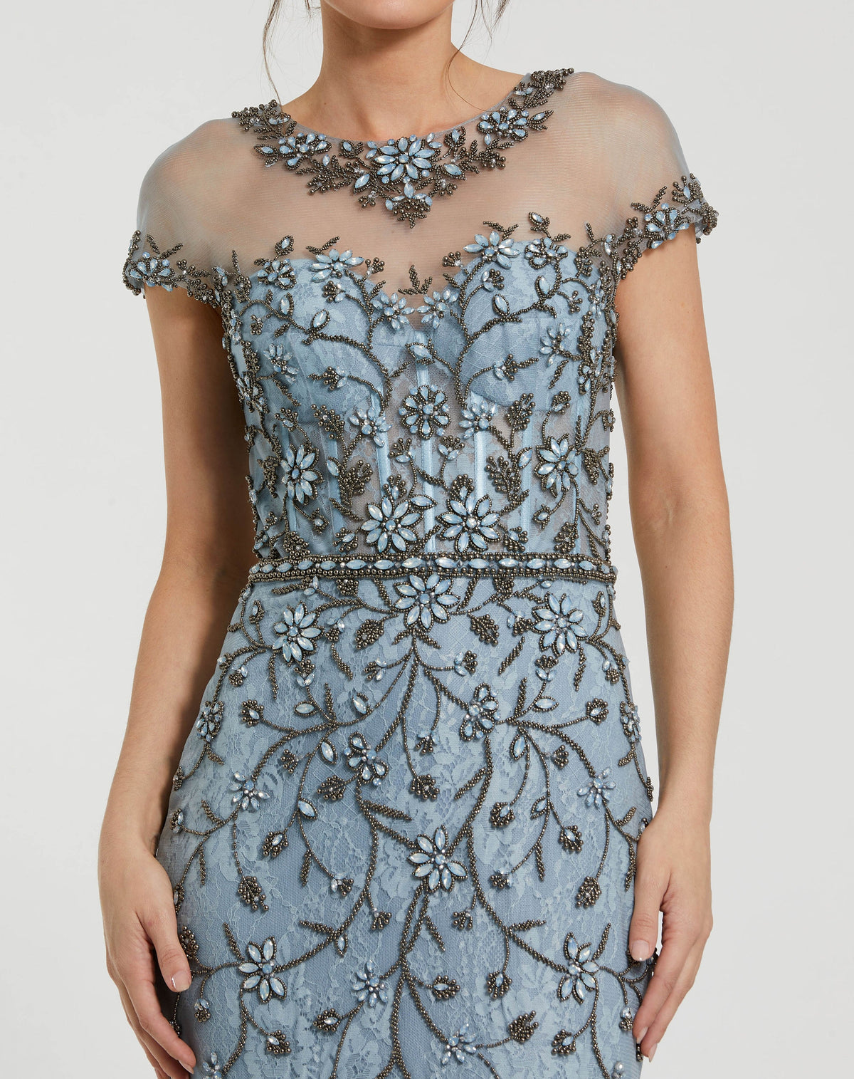Mac Duggal 2239-SlateBlue-CL