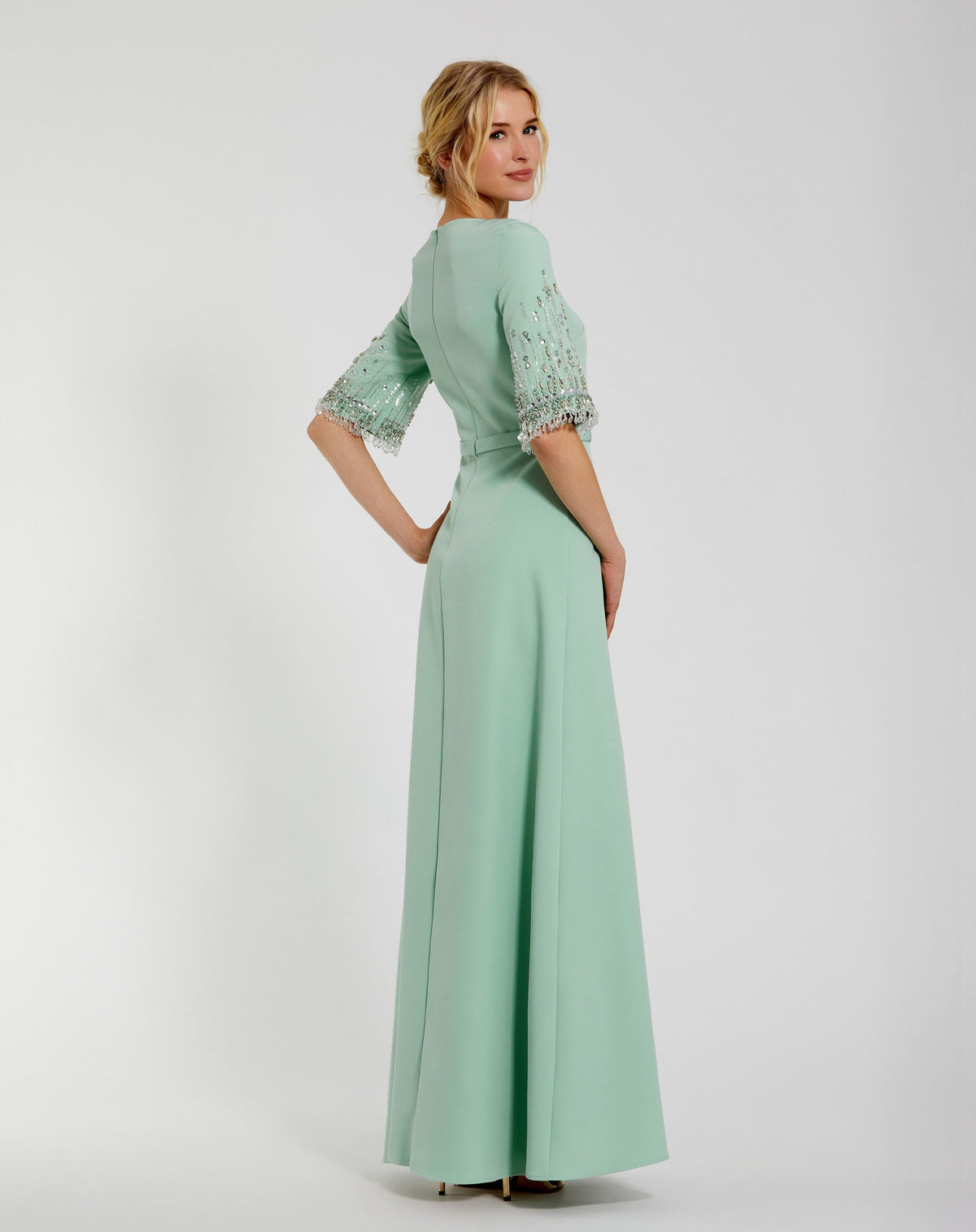 Mac Duggal 2270-Sage-BK