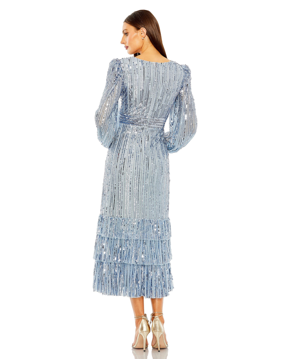 Mac Duggal 23006-SlateBlue-BK