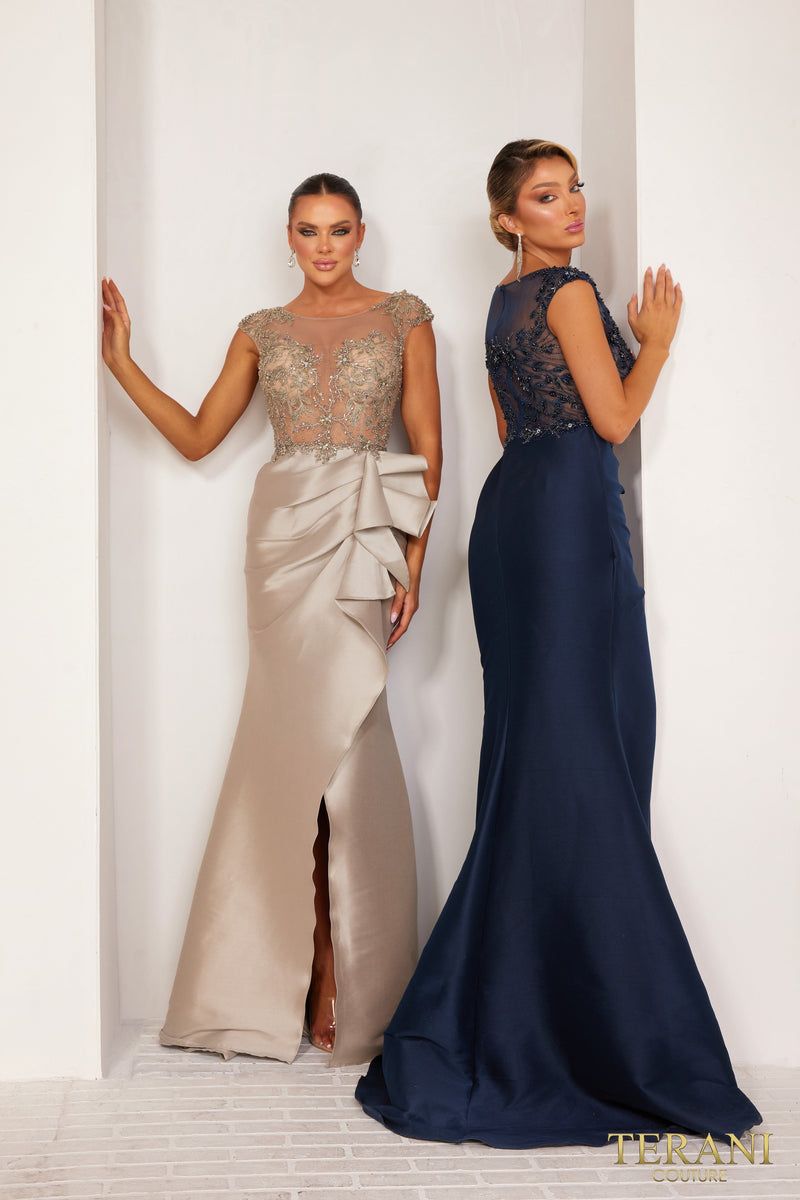 Terani 232E1300_TAUPE_AND_NAVY