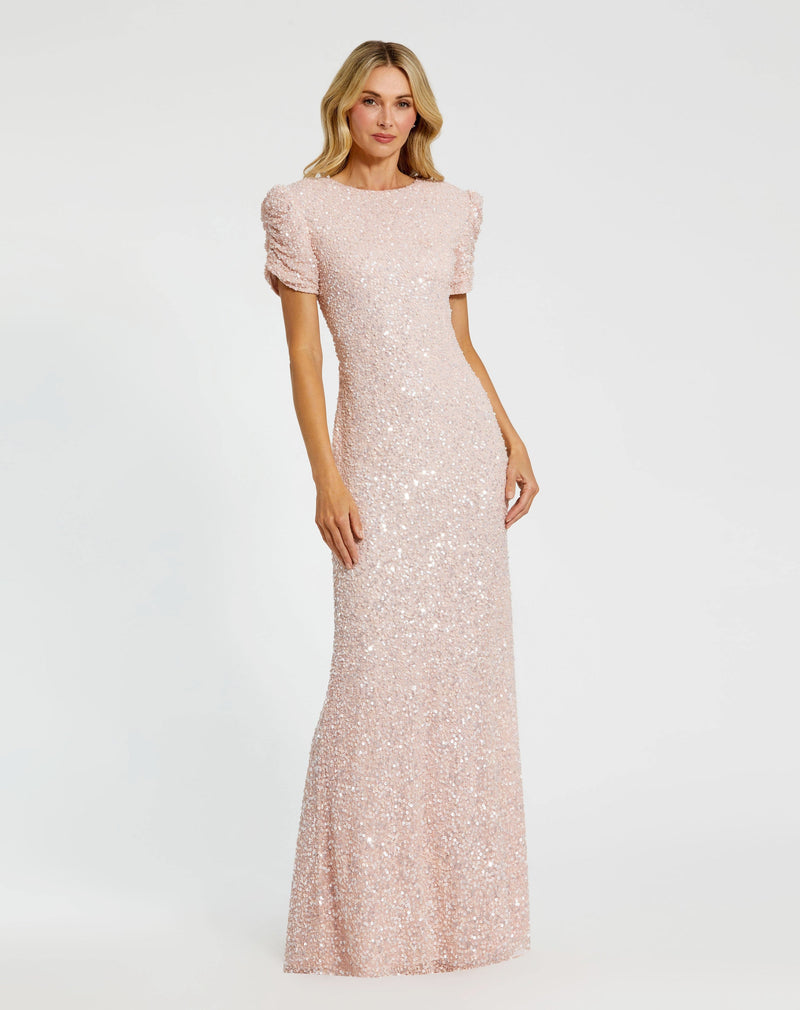 Mac Duggal 24003-Blush-AB