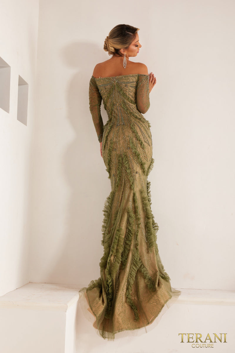 Terani 241GL2628_OLIVE_NUDE_1