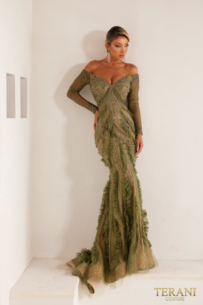 Terani 241GL2628_OLIVE_NUDE_2