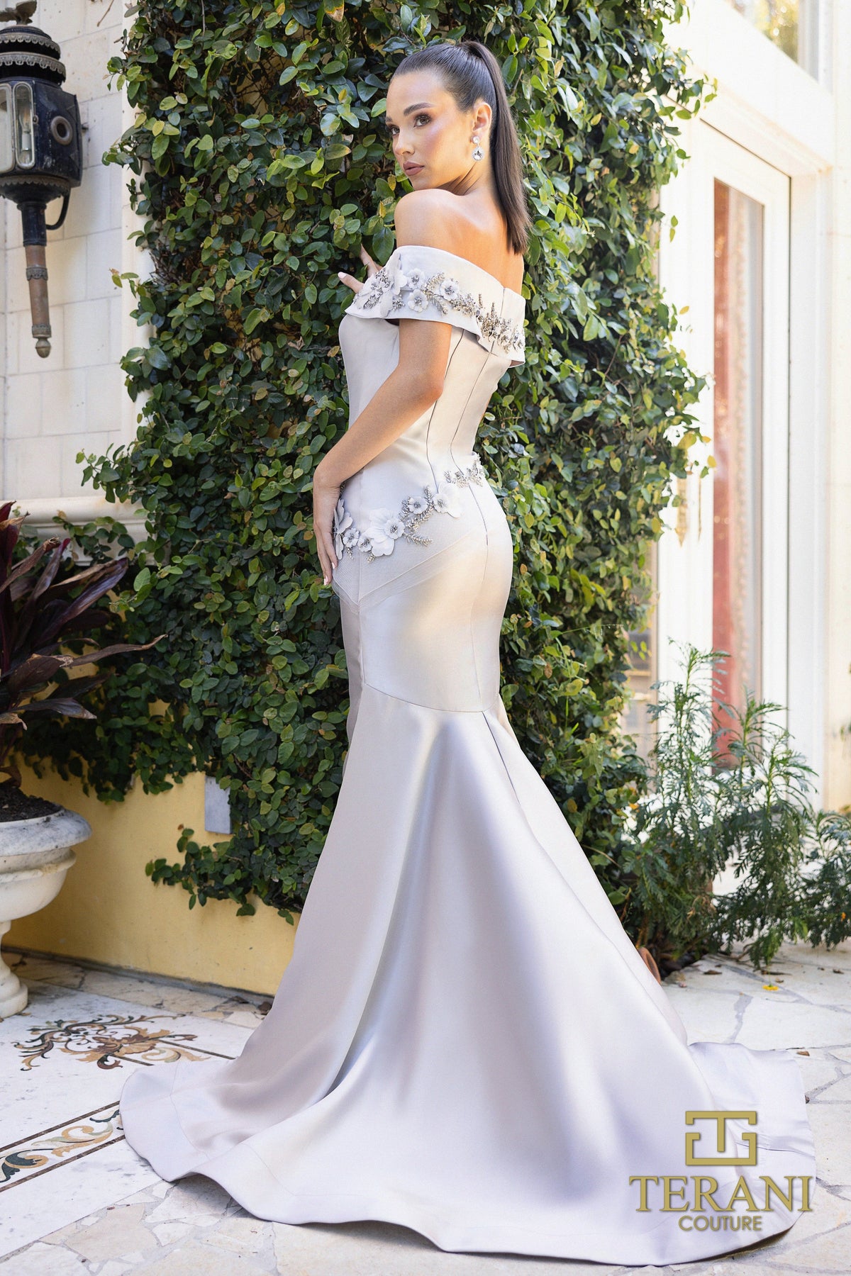 Terani 242M3356_SILVER_TAUPE_BACK