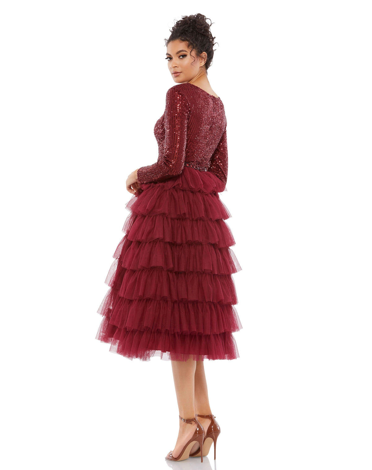 Mac Duggal 26299-Wine-BK