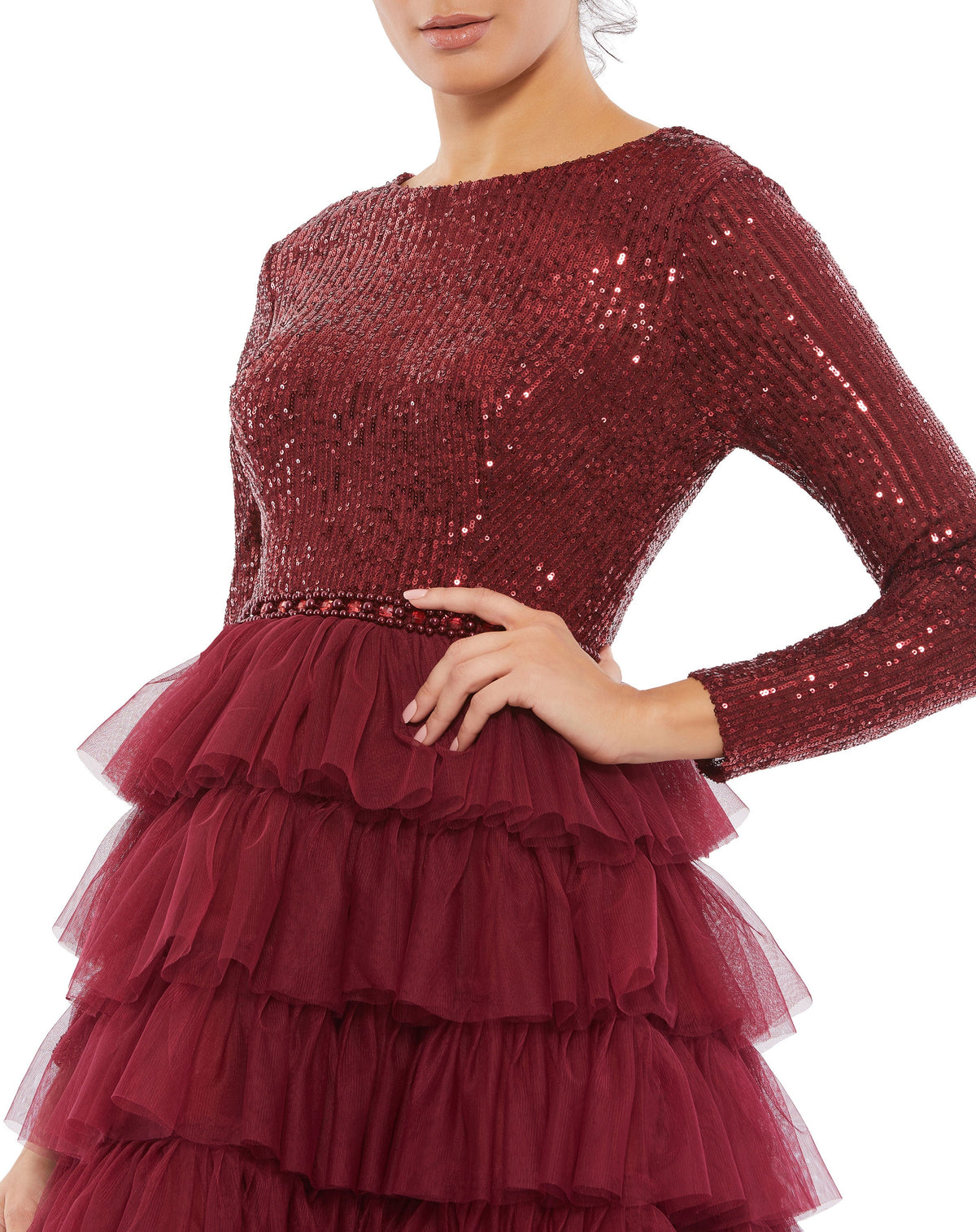 Mac Duggal 26299-Wine-CL