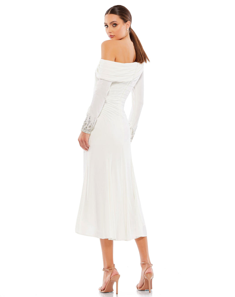 Mac Duggal 26485-White-BK