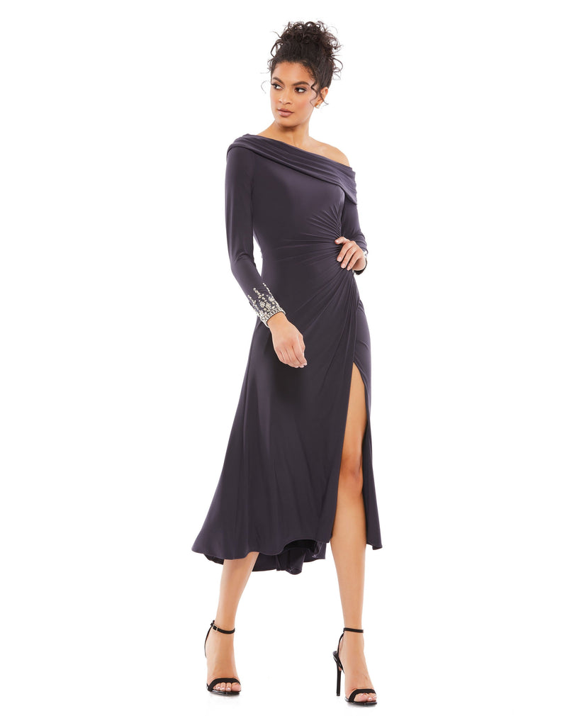 Mac Duggal 264851-Charcoal-AB