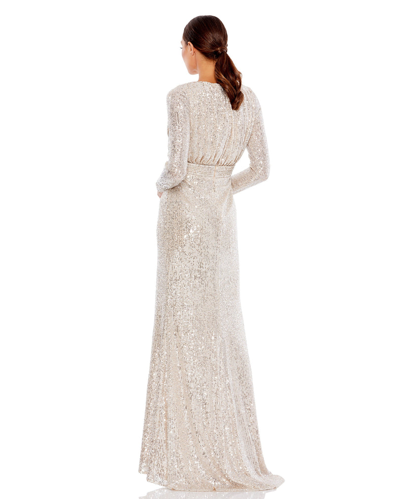 Mac Duggal 26490-Silver-BK