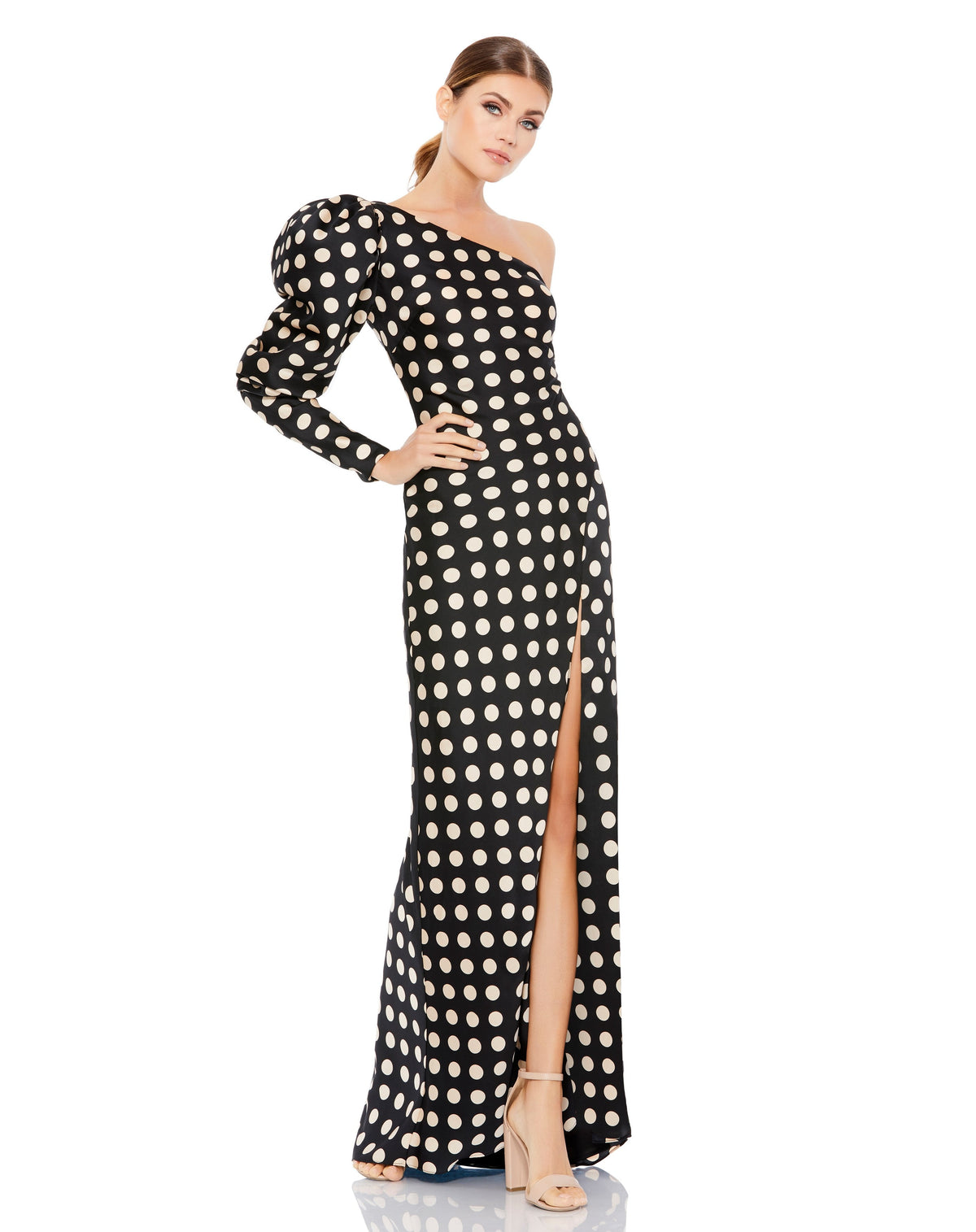 Mac Duggal 26515-BlackWhite-AB