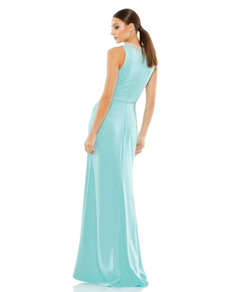 Mac Duggal 26516-Aqua-BK