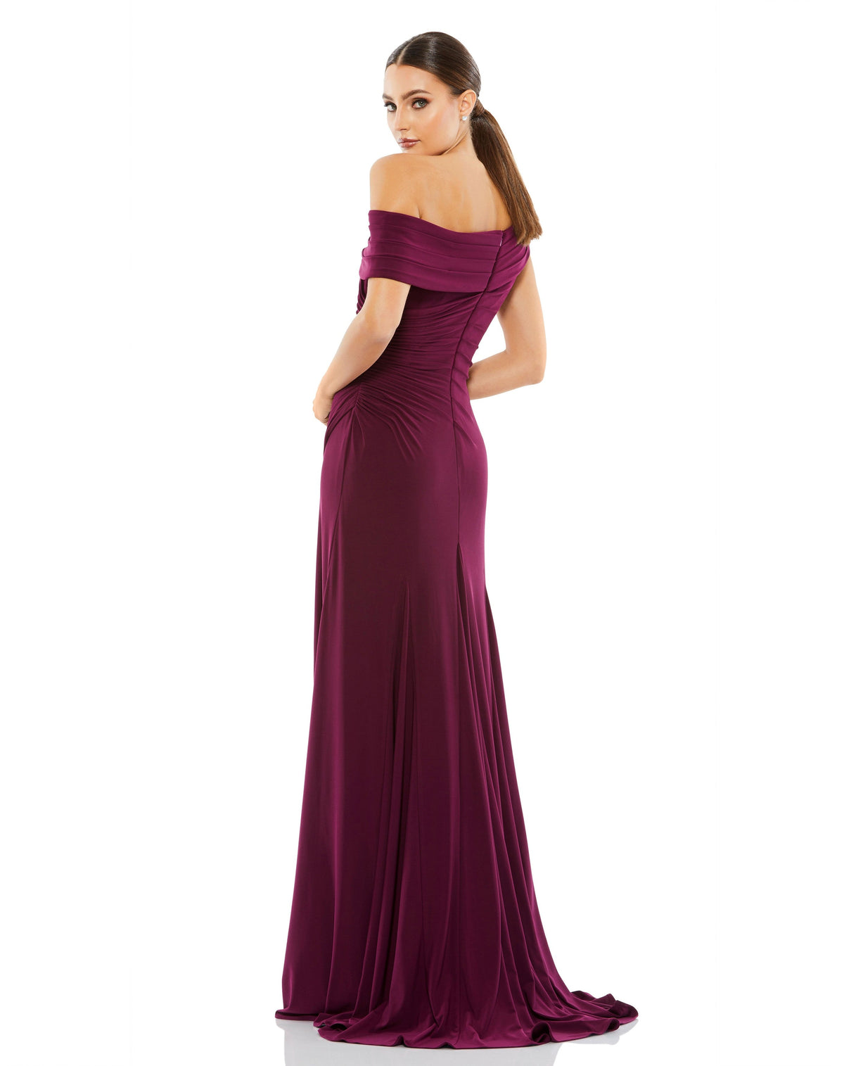 Mac Duggal 26517-Eggplant-BK