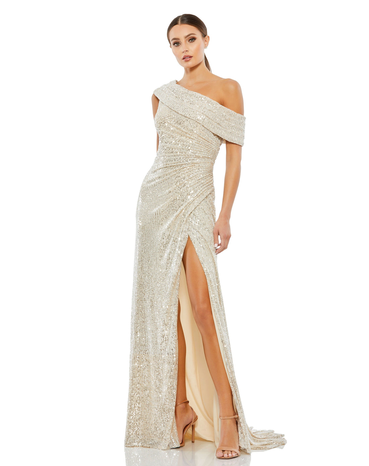 Mac Duggal 26550-Nude-AB