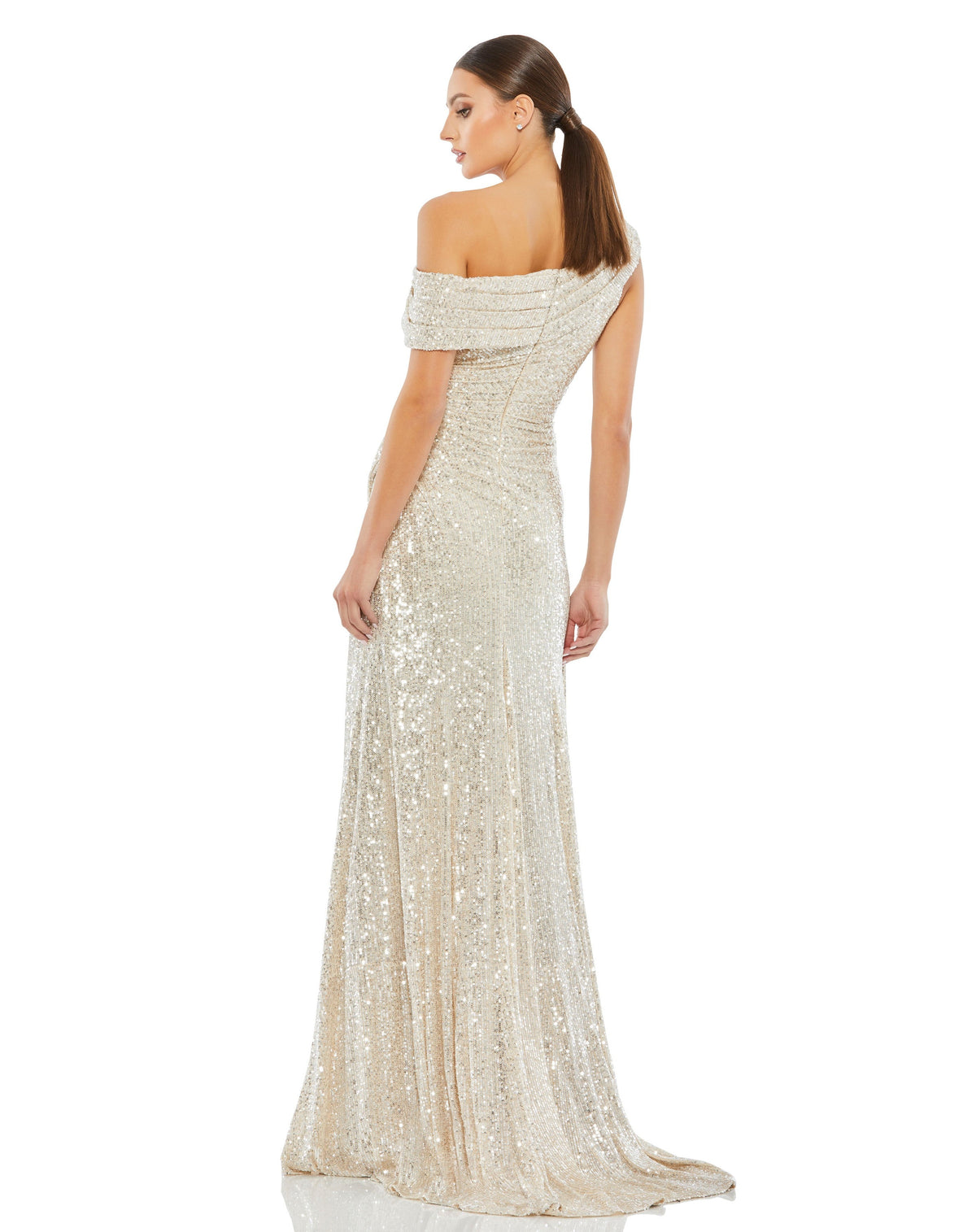 Mac Duggal 26550-Nude-BK