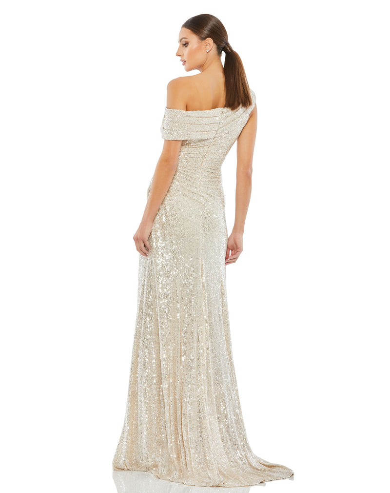Mac Duggal 26550-Nude-BK